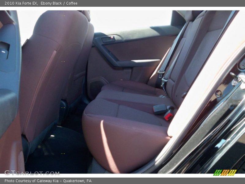 Ebony Black / Coffee 2010 Kia Forte EX