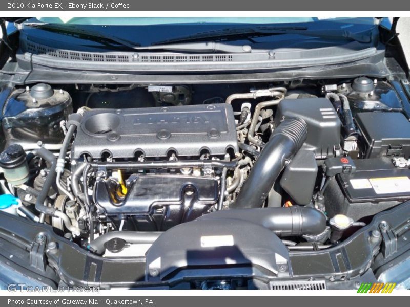 Ebony Black / Coffee 2010 Kia Forte EX
