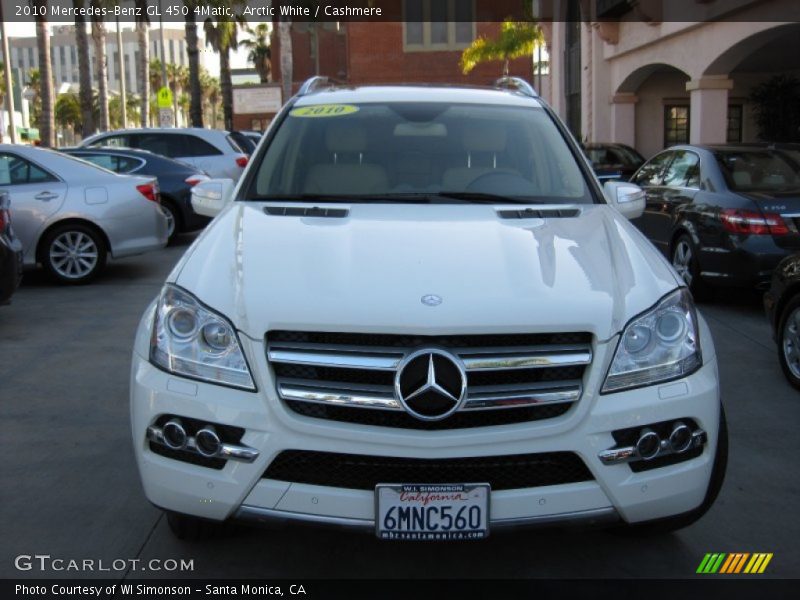 Arctic White / Cashmere 2010 Mercedes-Benz GL 450 4Matic