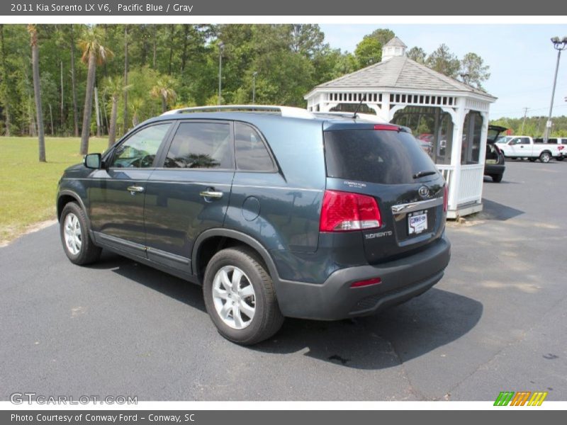 Pacific Blue / Gray 2011 Kia Sorento LX V6