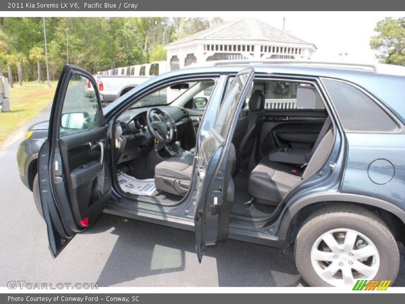Pacific Blue / Gray 2011 Kia Sorento LX V6