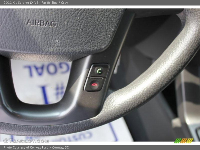 Pacific Blue / Gray 2011 Kia Sorento LX V6
