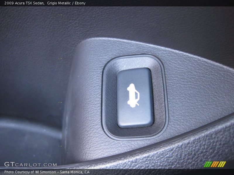 Grigio Metallic / Ebony 2009 Acura TSX Sedan