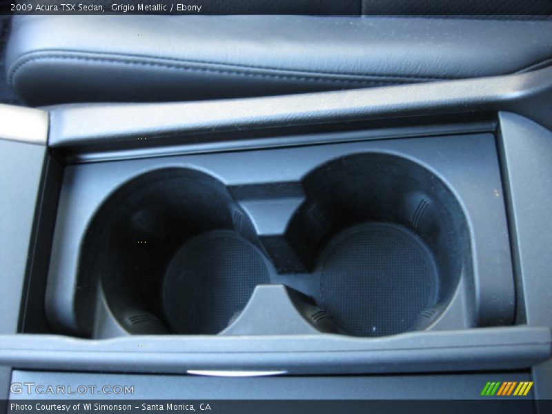 Grigio Metallic / Ebony 2009 Acura TSX Sedan