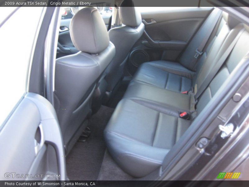 Grigio Metallic / Ebony 2009 Acura TSX Sedan