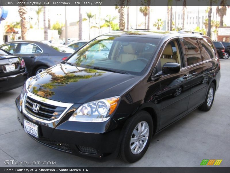 Nighthawk Black Pearl / Ivory 2009 Honda Odyssey EX-L