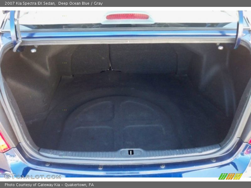 Deep Ocean Blue / Gray 2007 Kia Spectra EX Sedan
