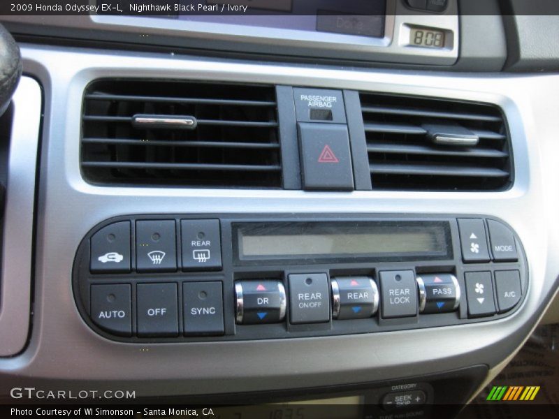 Nighthawk Black Pearl / Ivory 2009 Honda Odyssey EX-L