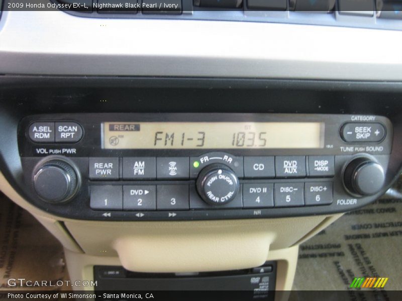 Nighthawk Black Pearl / Ivory 2009 Honda Odyssey EX-L