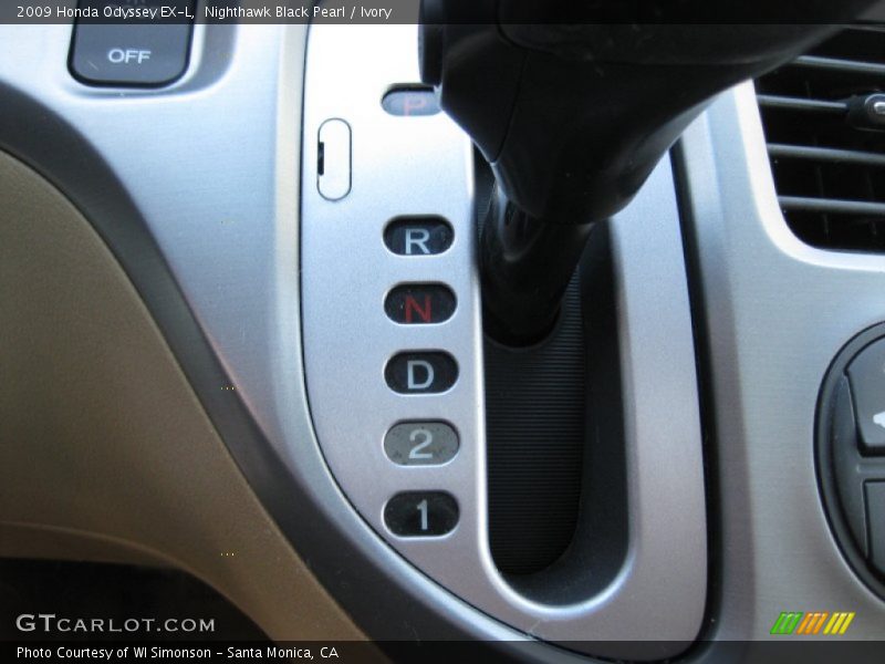 Nighthawk Black Pearl / Ivory 2009 Honda Odyssey EX-L