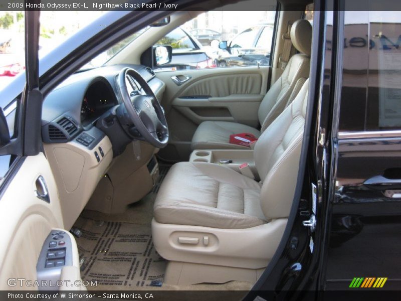 Nighthawk Black Pearl / Ivory 2009 Honda Odyssey EX-L