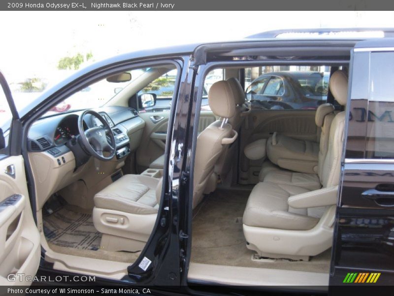 Nighthawk Black Pearl / Ivory 2009 Honda Odyssey EX-L