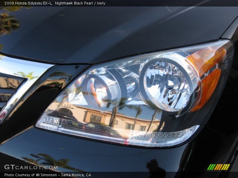 Nighthawk Black Pearl / Ivory 2009 Honda Odyssey EX-L