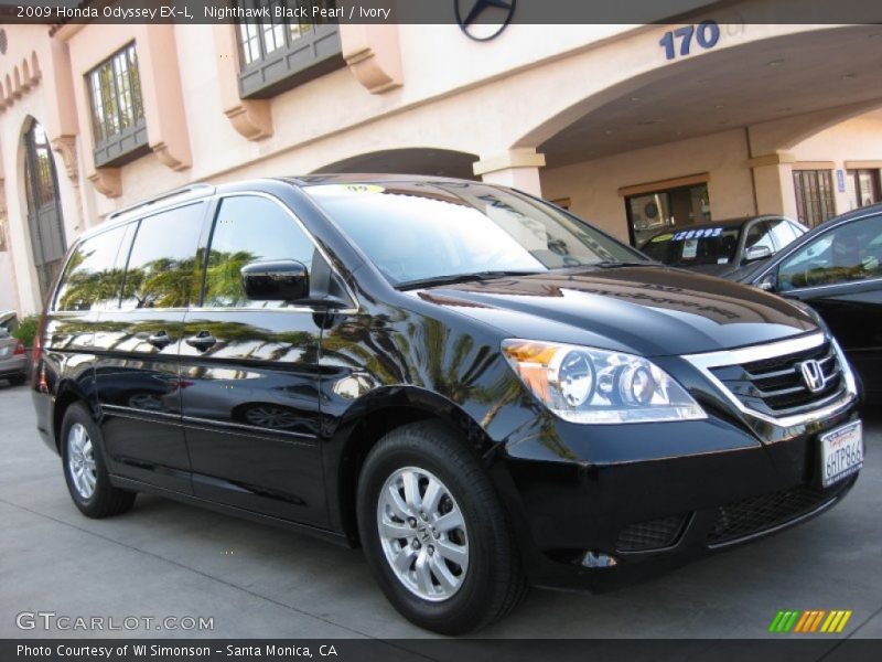 Nighthawk Black Pearl / Ivory 2009 Honda Odyssey EX-L