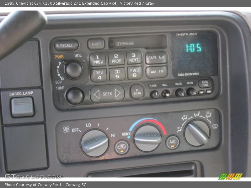 Victory Red / Gray 1995 Chevrolet C/K K1500 Silverado Z71 Extended Cab 4x4
