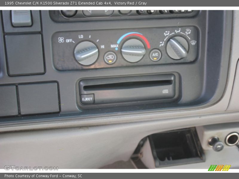 Victory Red / Gray 1995 Chevrolet C/K K1500 Silverado Z71 Extended Cab 4x4