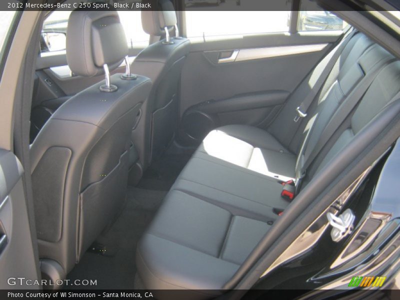 Black / Black 2012 Mercedes-Benz C 250 Sport