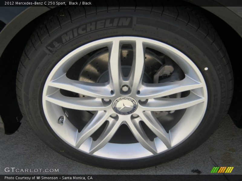 Black / Black 2012 Mercedes-Benz C 250 Sport