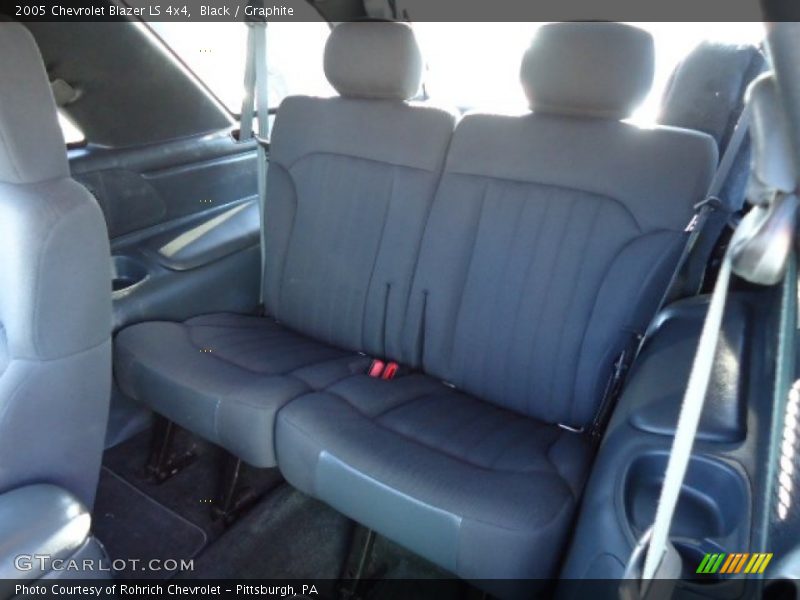 Rear Seat of 2005 Blazer LS 4x4