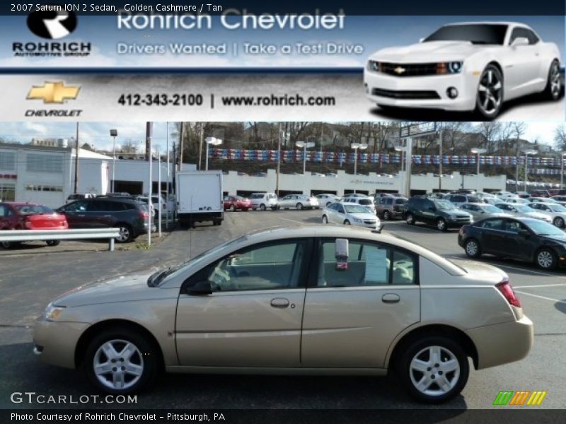 Golden Cashmere / Tan 2007 Saturn ION 2 Sedan