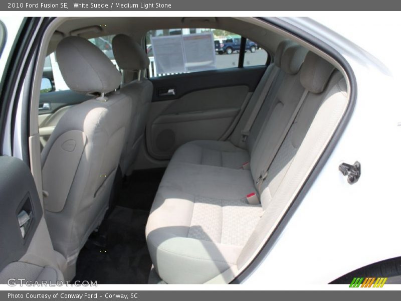 White Suede / Medium Light Stone 2010 Ford Fusion SE