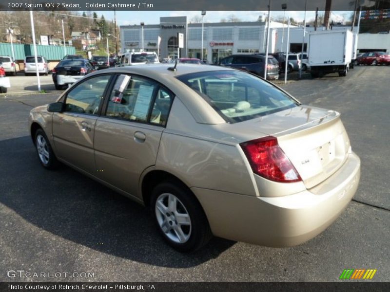 Golden Cashmere / Tan 2007 Saturn ION 2 Sedan