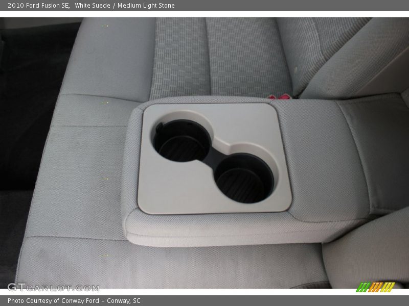 White Suede / Medium Light Stone 2010 Ford Fusion SE