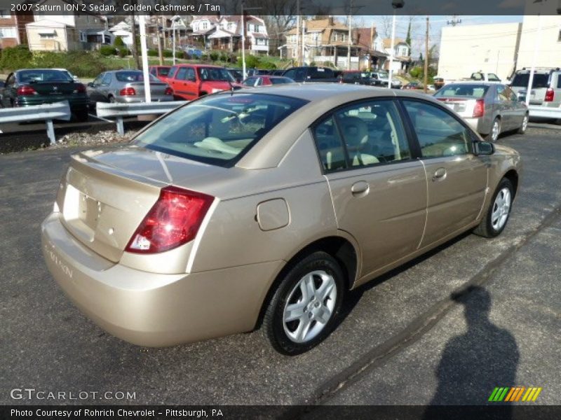 Golden Cashmere / Tan 2007 Saturn ION 2 Sedan