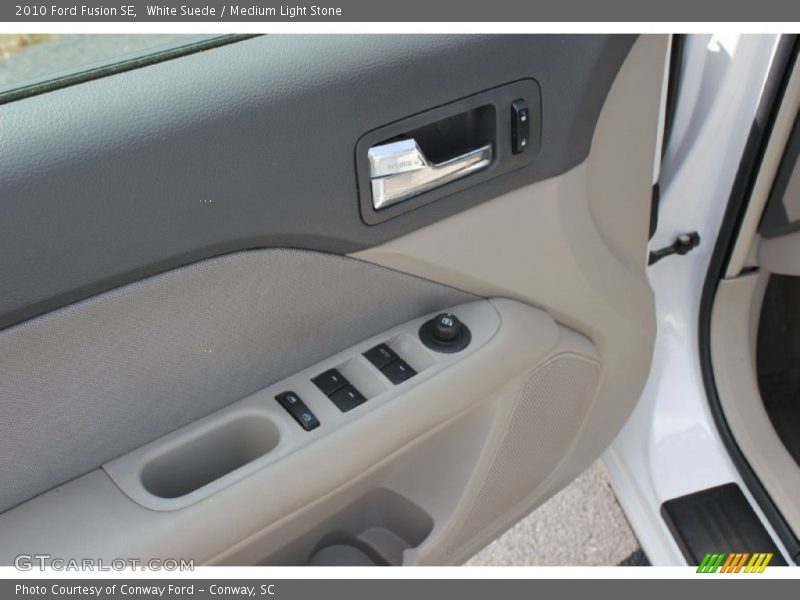White Suede / Medium Light Stone 2010 Ford Fusion SE