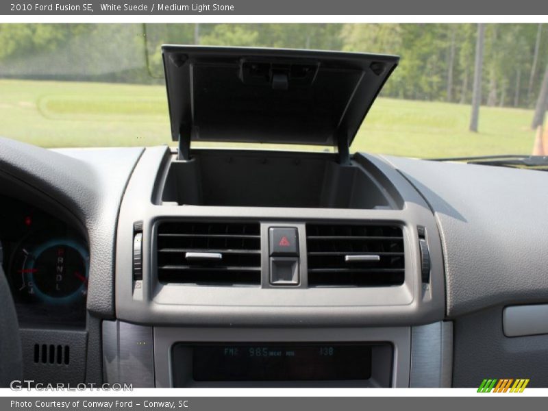 White Suede / Medium Light Stone 2010 Ford Fusion SE