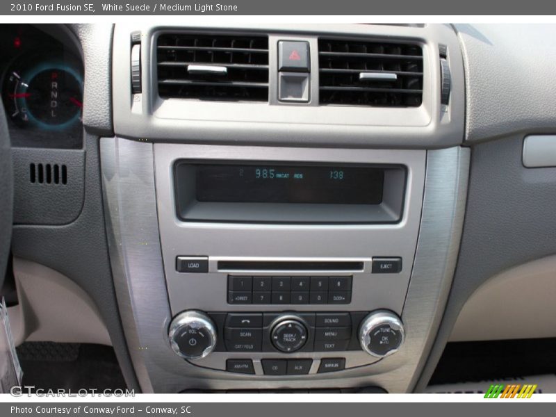 White Suede / Medium Light Stone 2010 Ford Fusion SE
