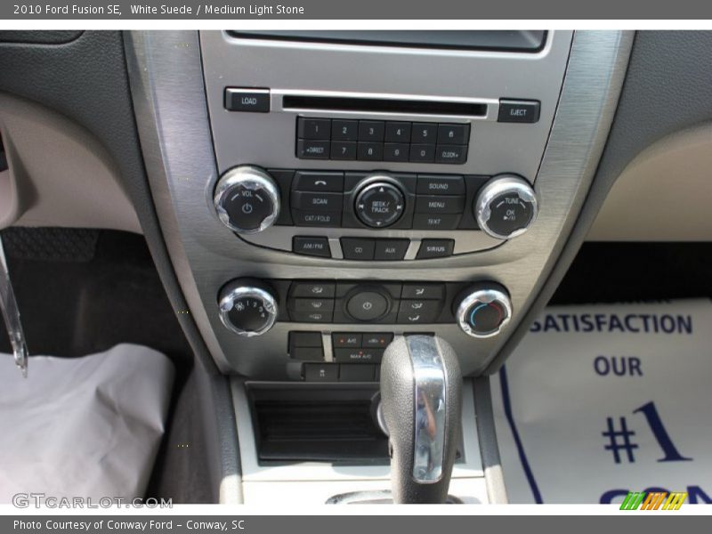 White Suede / Medium Light Stone 2010 Ford Fusion SE
