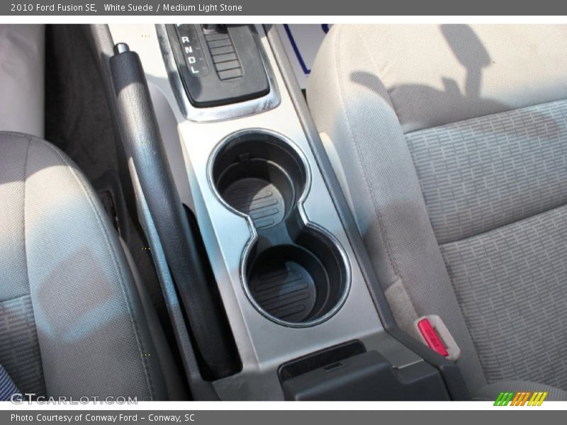 White Suede / Medium Light Stone 2010 Ford Fusion SE