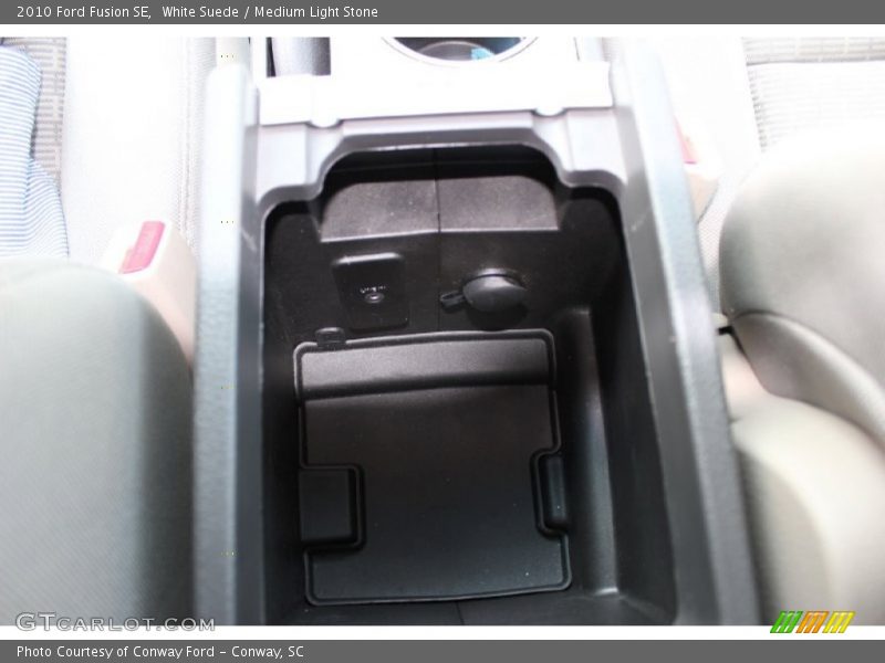 White Suede / Medium Light Stone 2010 Ford Fusion SE