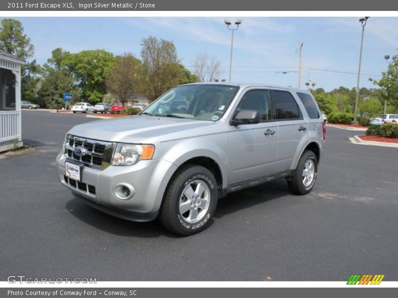 Ingot Silver Metallic / Stone 2011 Ford Escape XLS