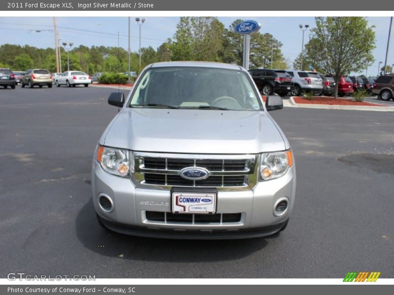 Ingot Silver Metallic / Stone 2011 Ford Escape XLS