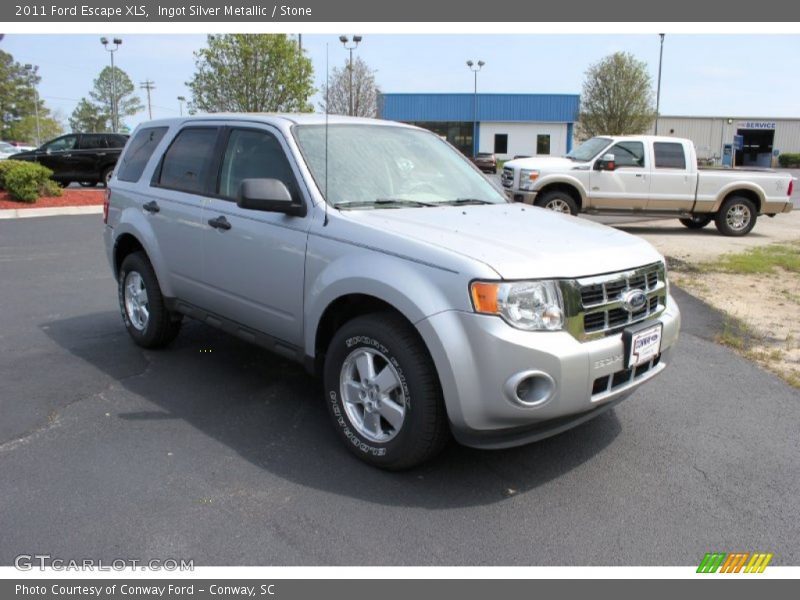 Ingot Silver Metallic / Stone 2011 Ford Escape XLS