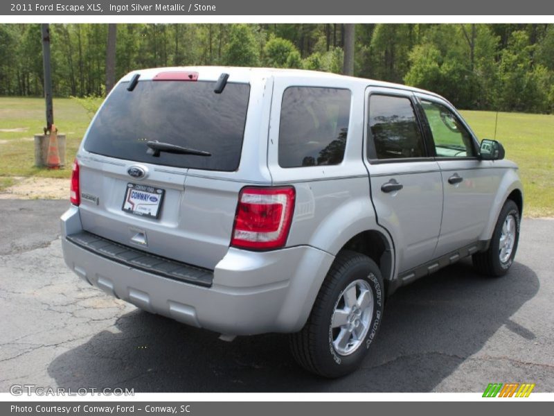 Ingot Silver Metallic / Stone 2011 Ford Escape XLS