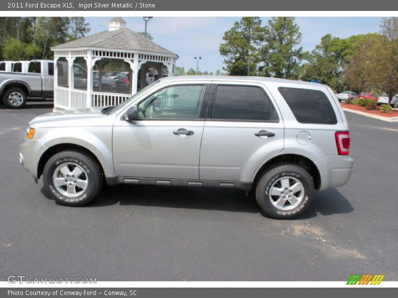 Ingot Silver Metallic / Stone 2011 Ford Escape XLS