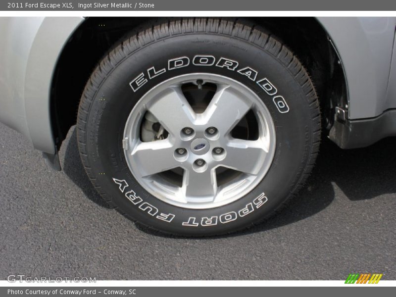 Ingot Silver Metallic / Stone 2011 Ford Escape XLS