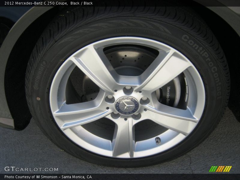 Black / Black 2012 Mercedes-Benz C 250 Coupe