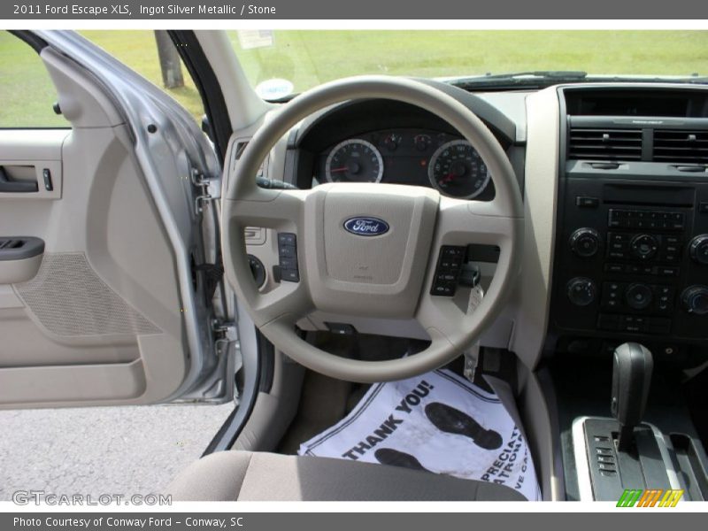 Ingot Silver Metallic / Stone 2011 Ford Escape XLS