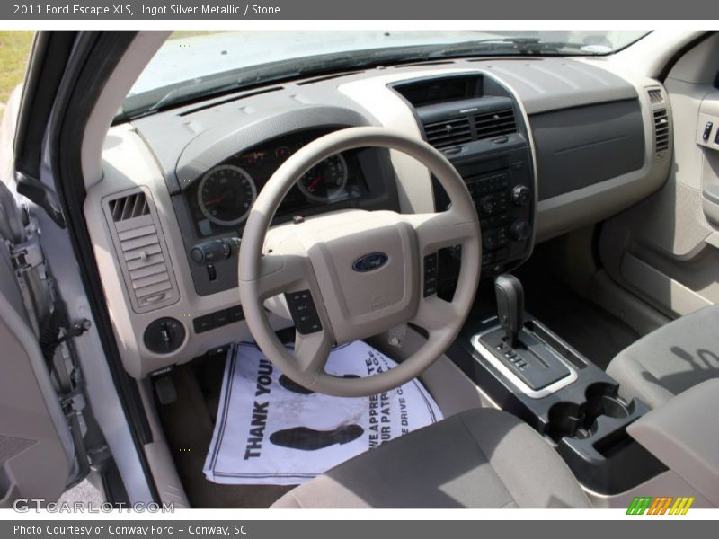 Ingot Silver Metallic / Stone 2011 Ford Escape XLS
