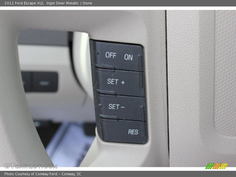 Ingot Silver Metallic / Stone 2011 Ford Escape XLS