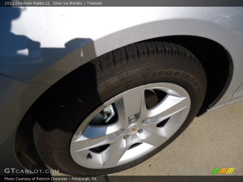 Silver Ice Metallic / Titanium 2011 Chevrolet Malibu LS