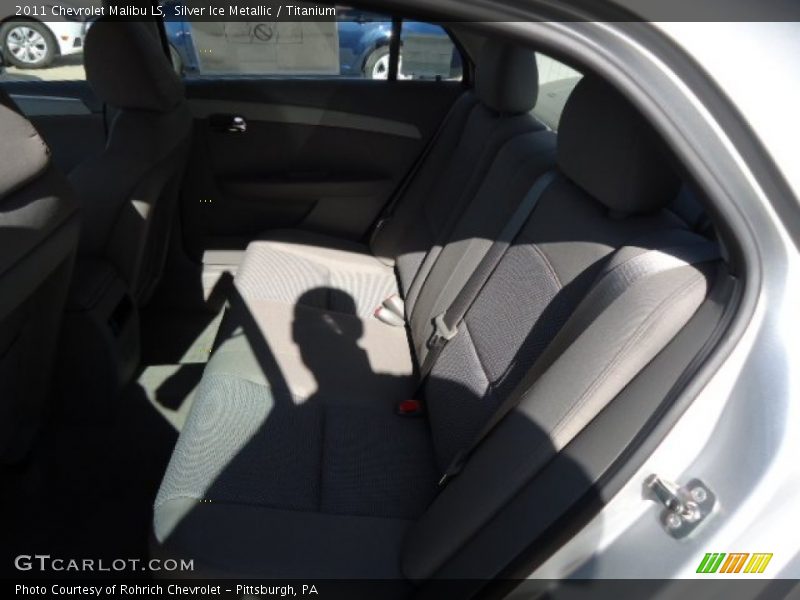 Silver Ice Metallic / Titanium 2011 Chevrolet Malibu LS