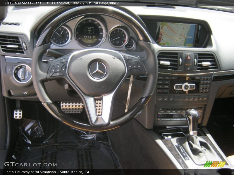Black / Natural Beige/Black 2012 Mercedes-Benz E 350 Cabriolet