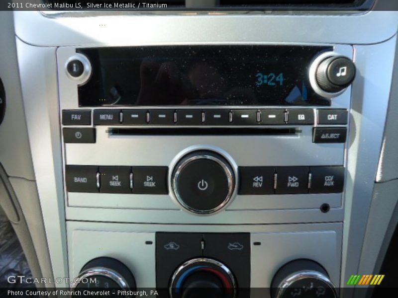 Silver Ice Metallic / Titanium 2011 Chevrolet Malibu LS