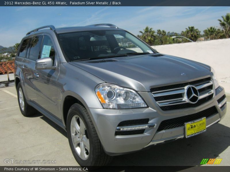 Paladium Silver Metallic / Black 2012 Mercedes-Benz GL 450 4Matic