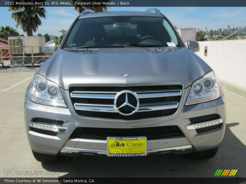 Paladium Silver Metallic / Black 2012 Mercedes-Benz GL 450 4Matic
